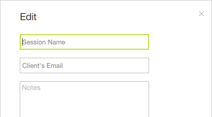 Naming Sessions