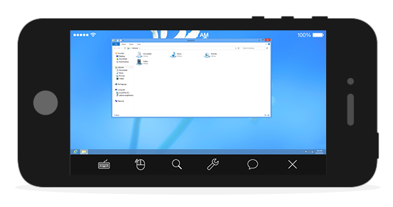 zaslon ios